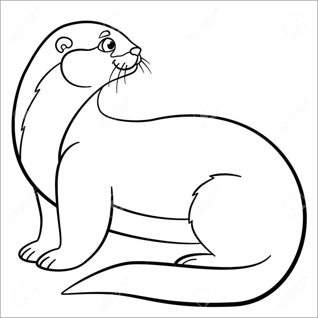 Otter Coloring Pages ColoringBay