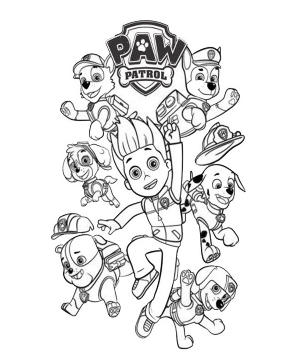 Coloring Page Paw Patrol
