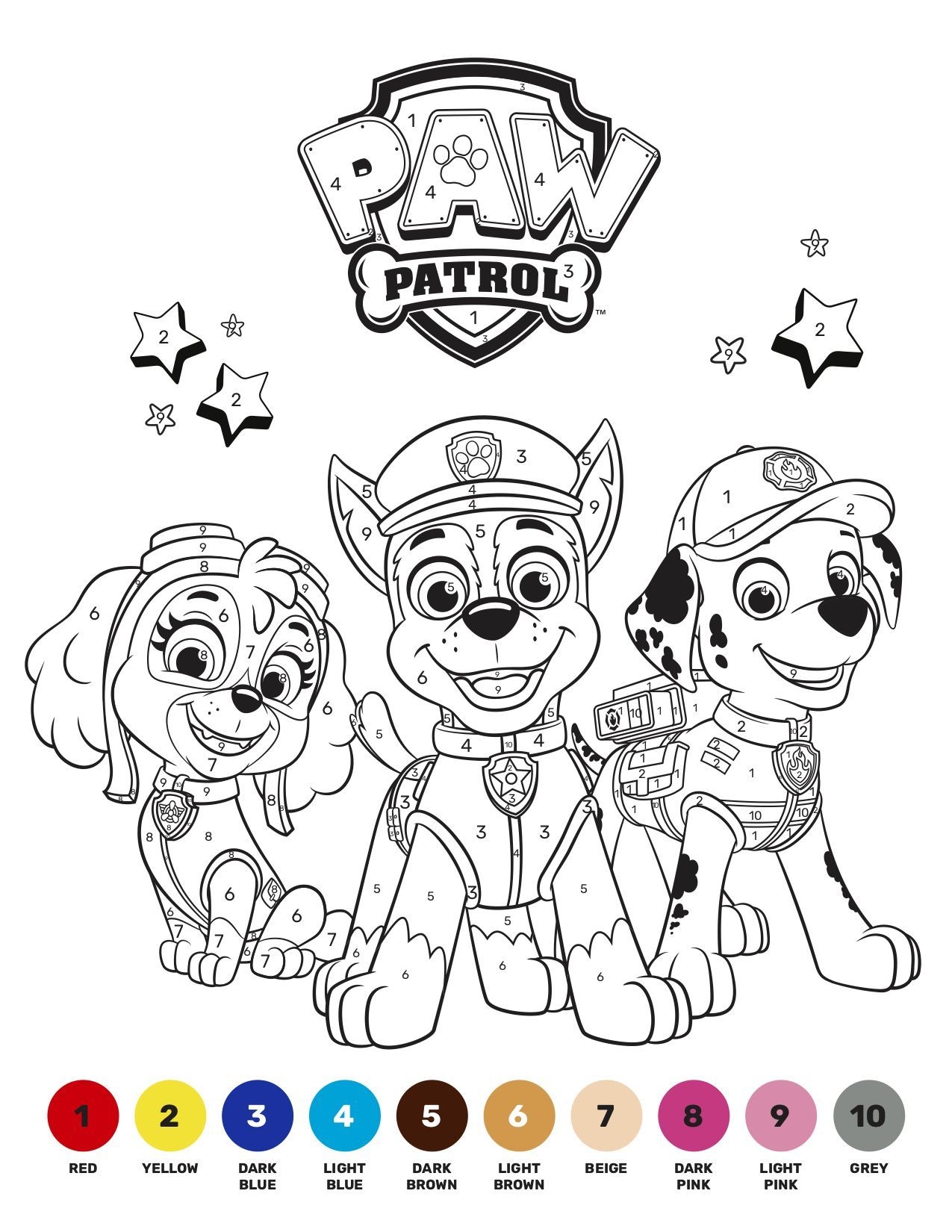 Mission Paw Coloring Pages