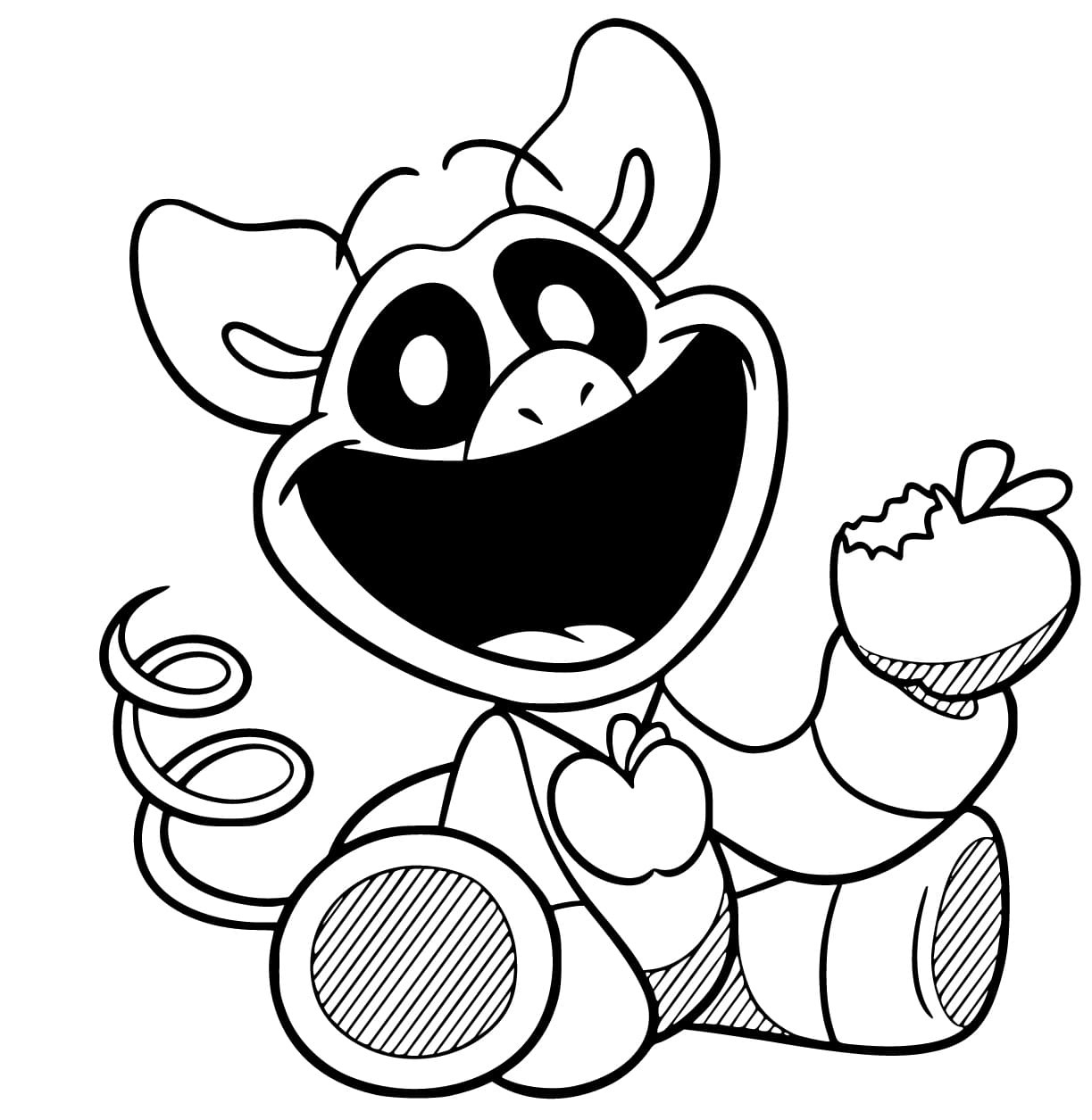 PickyPiggy Smiling Critters Coloring Page Download Print Or Color Online For Free