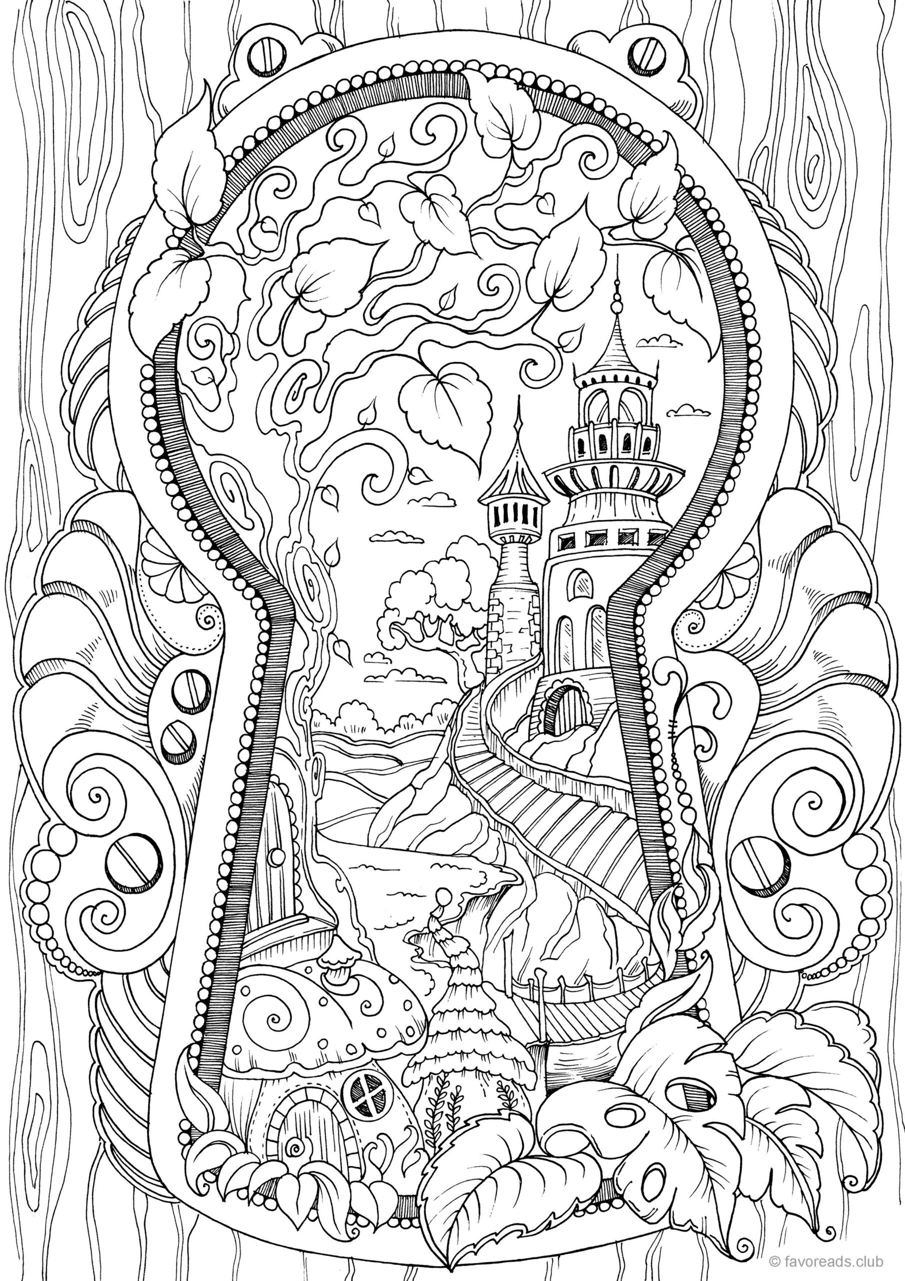 Adult Coloring Book Pages