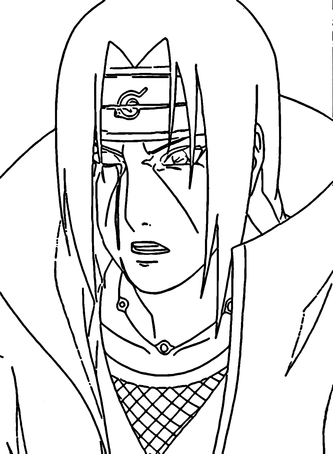 Pin On Uchiha Itachi Coloring Pages