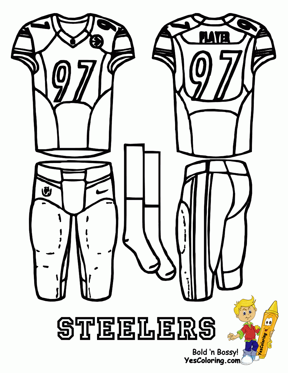 Pittsburgh Steelers Coloring Pages Coloring Home