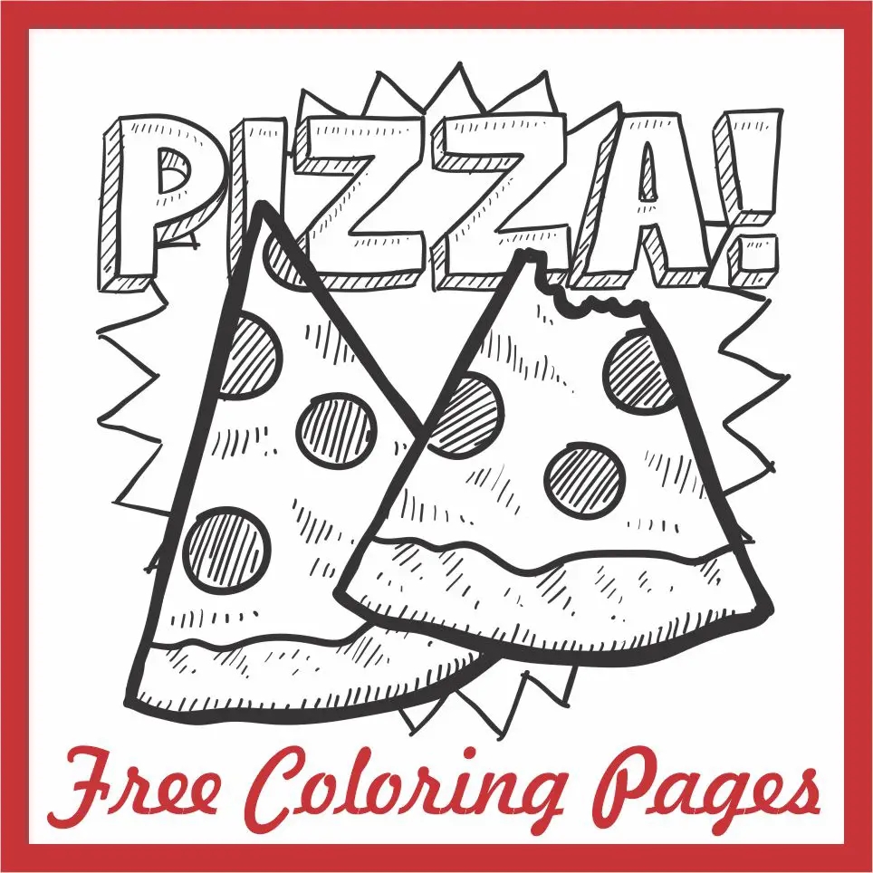 Pizza Coloring Pages FREE Printables The Pizza Calc