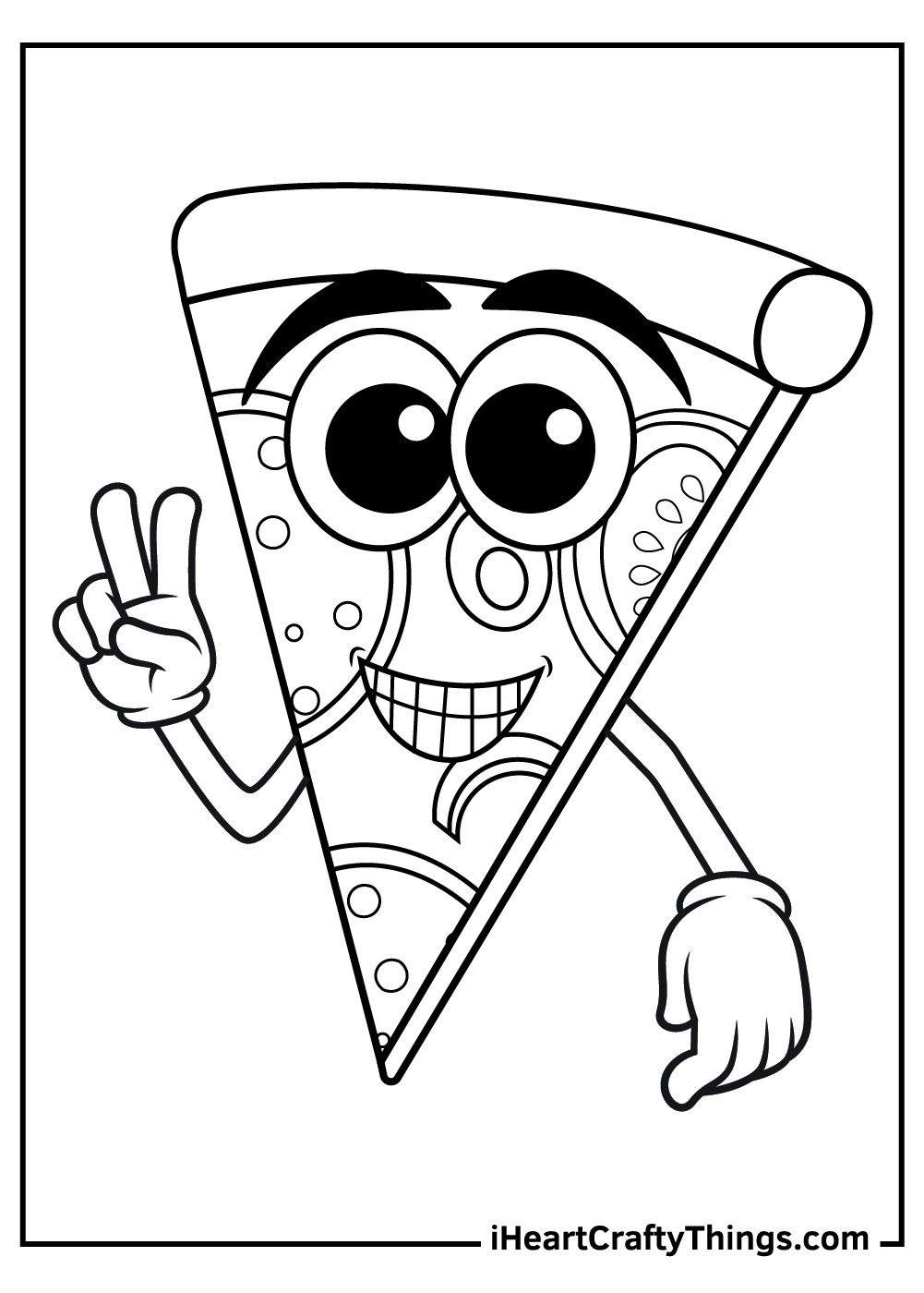 Pizza Coloring Pages Updated 2021