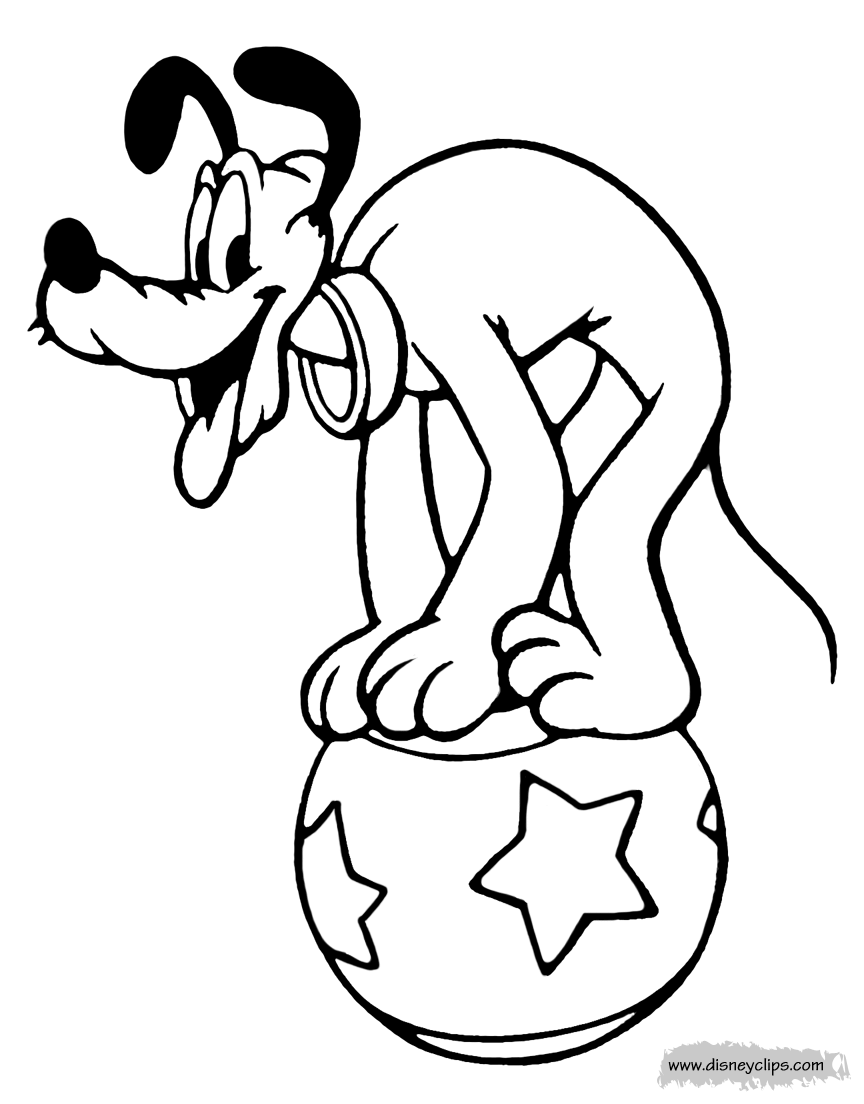 Pluto Coloring Pages Free Printable