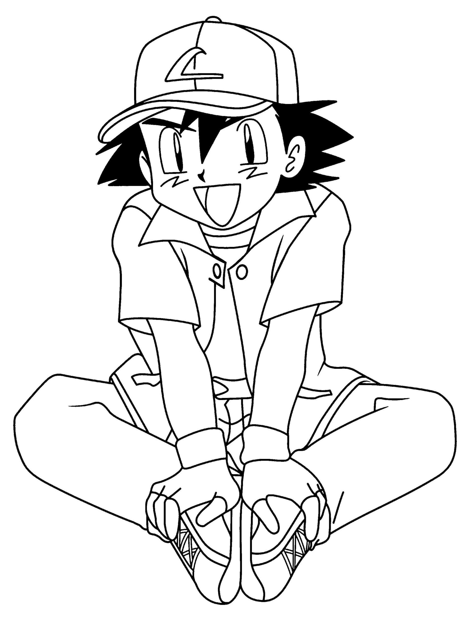 Pokemon Ash Coloring Pages At GetColorings Free Printable Colorings Pages To Print And Color