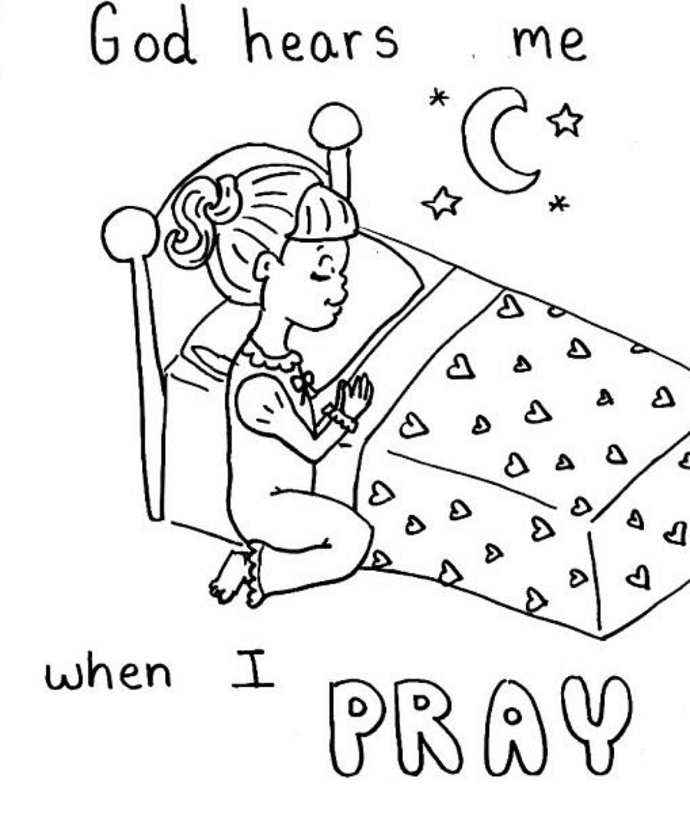 Lord's Prayer Coloring Page