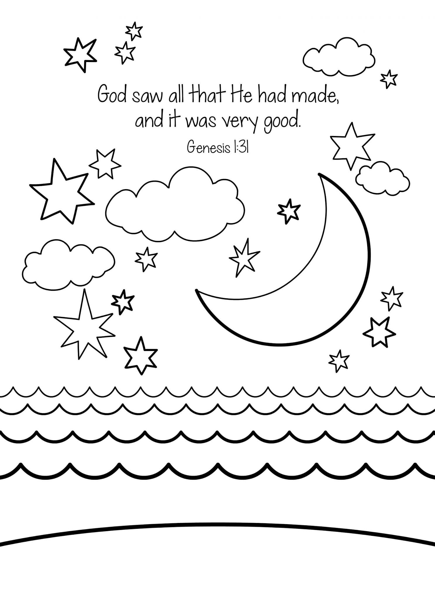 Preschool Sunday Coloring Pages At Getdrawings Free Download Riset
