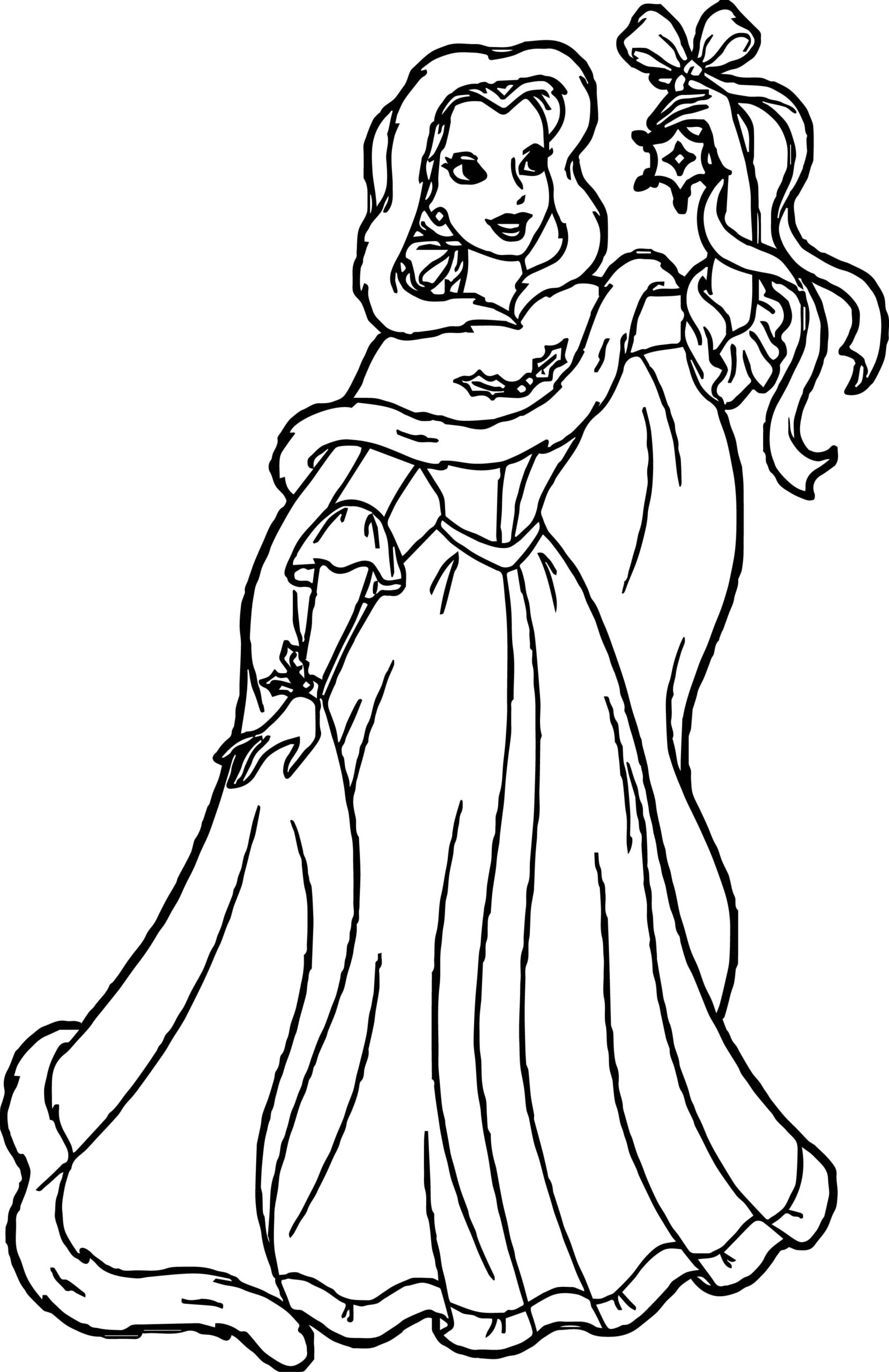 Princess Belle Coloring Book Coloring Pages