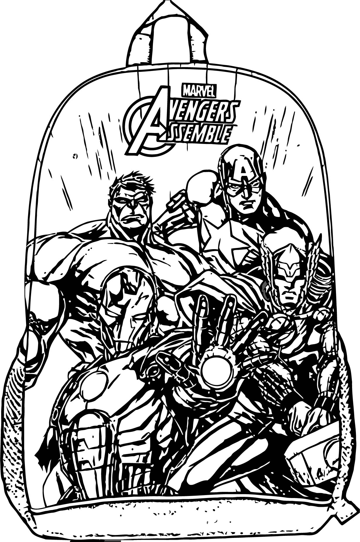 Printable Avengers Coloring Pages