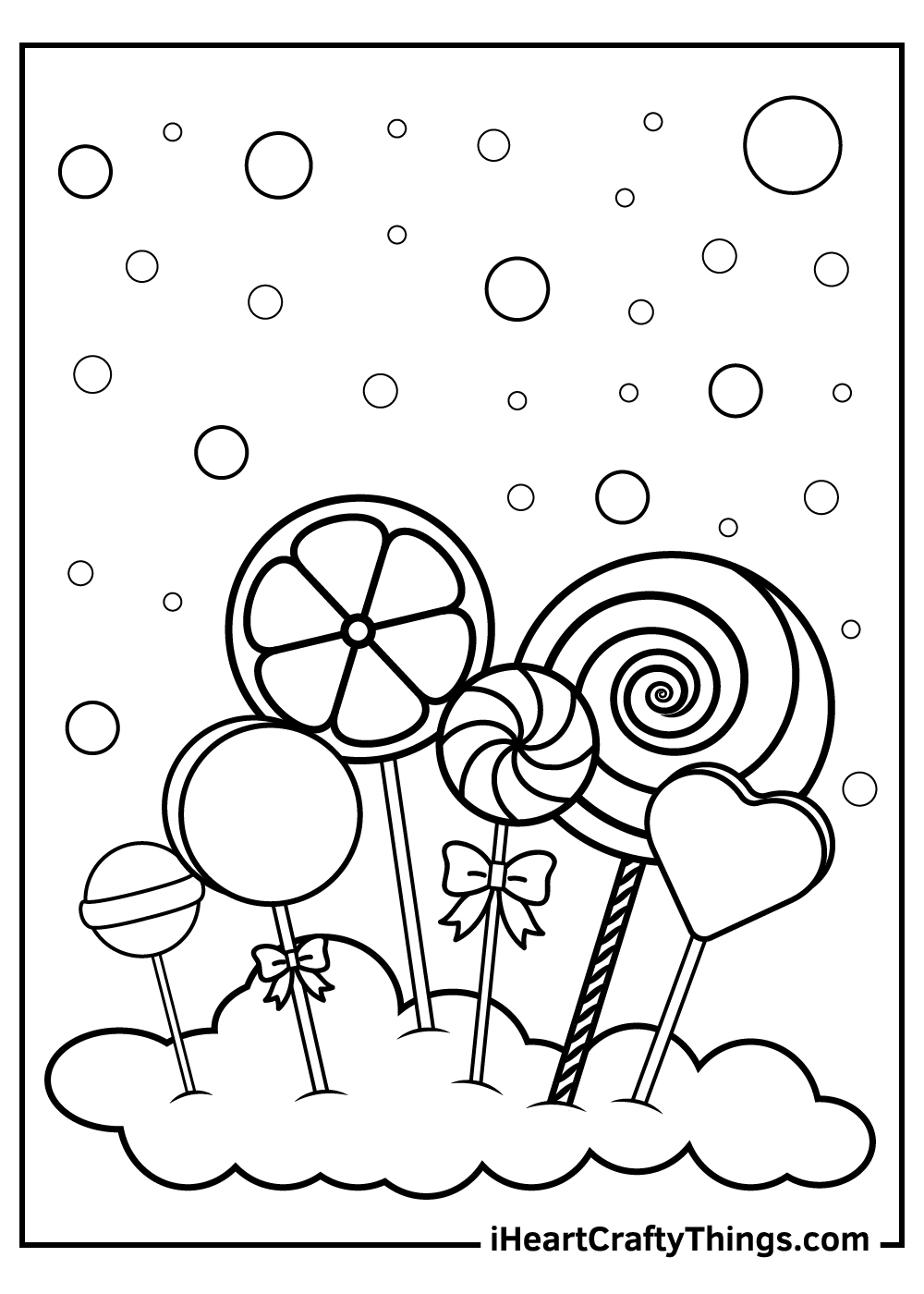 Candy Coloring Pages