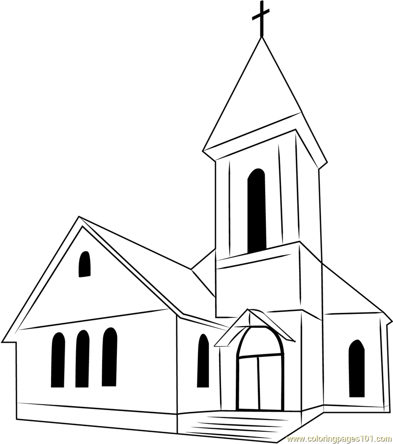Church Coloring Pages