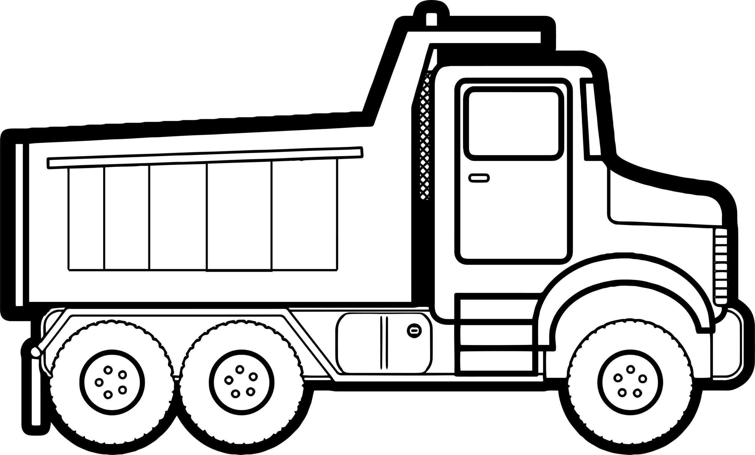 Dump Truck Coloring Pages