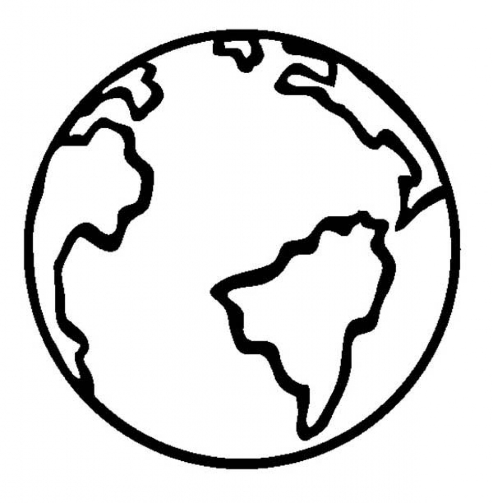 Earth Printable Coloring Pages