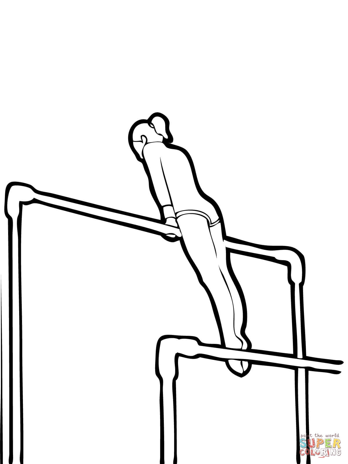 Printable Gymnastics Coloring Pages Coloring Home