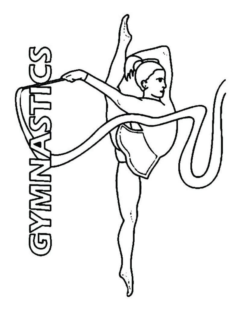 Printable Gymnastics Coloring Pages James Towler S Toddler Worksheets