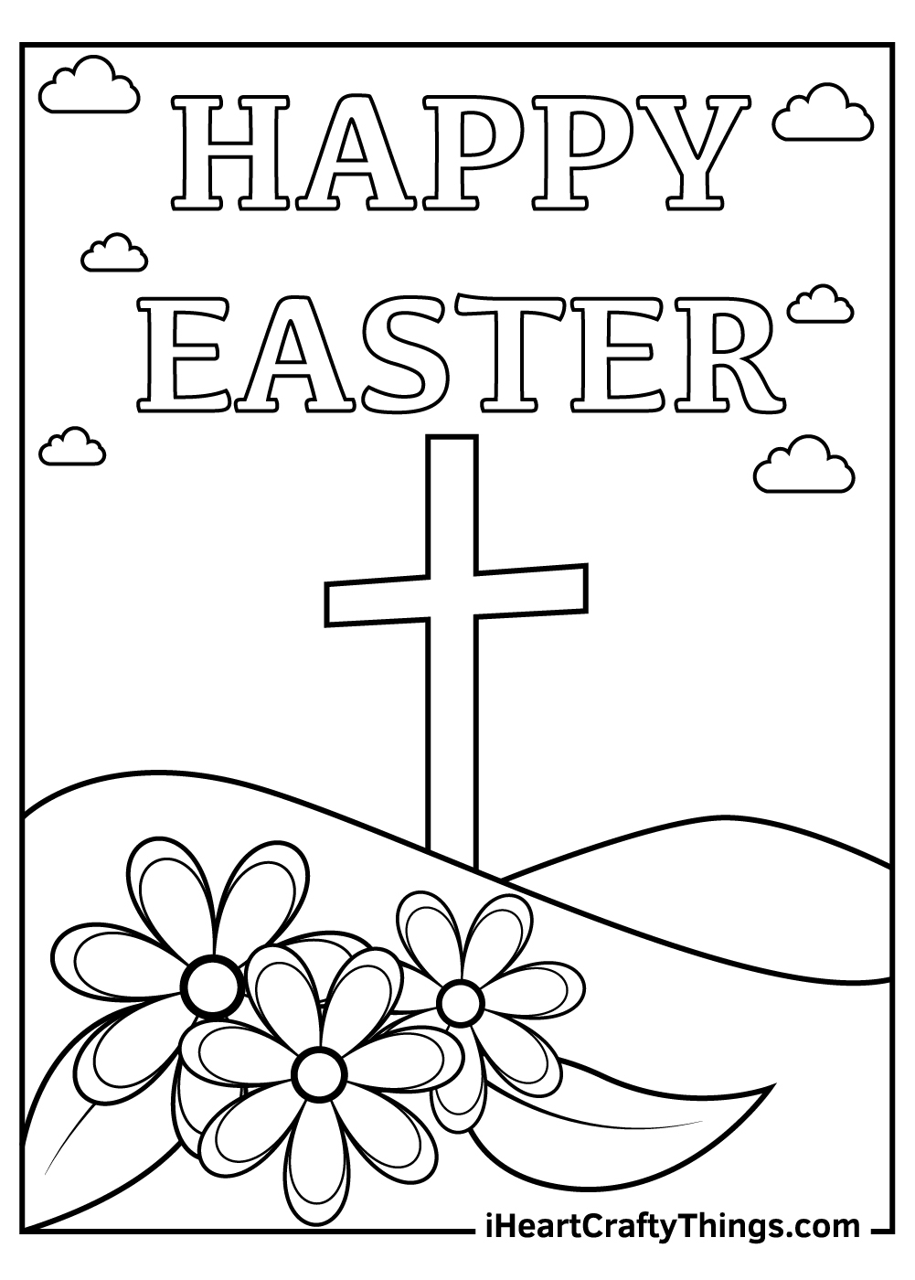 Printable Religious Easter Coloring Pages Updated 2021