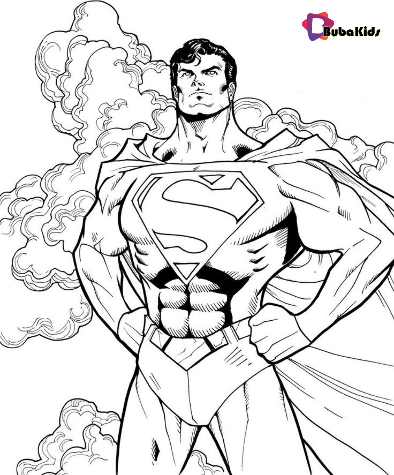 Superman Coloring Page