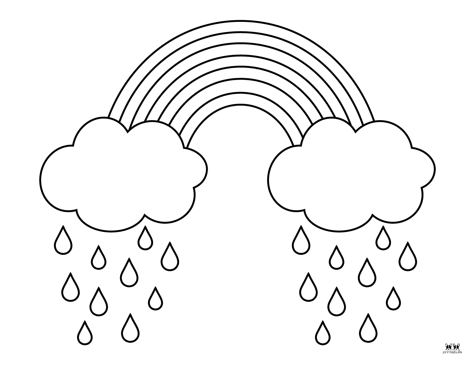 Rainbow Coloring Pages 50 FREE Printable Pages Printabulls