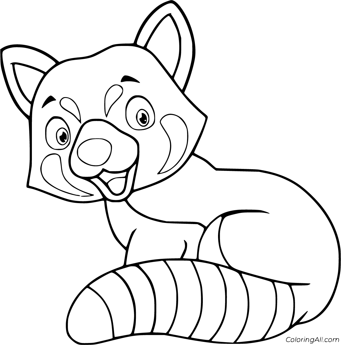 Red Panda Coloring Pages 30 Free Printables ColoringAll