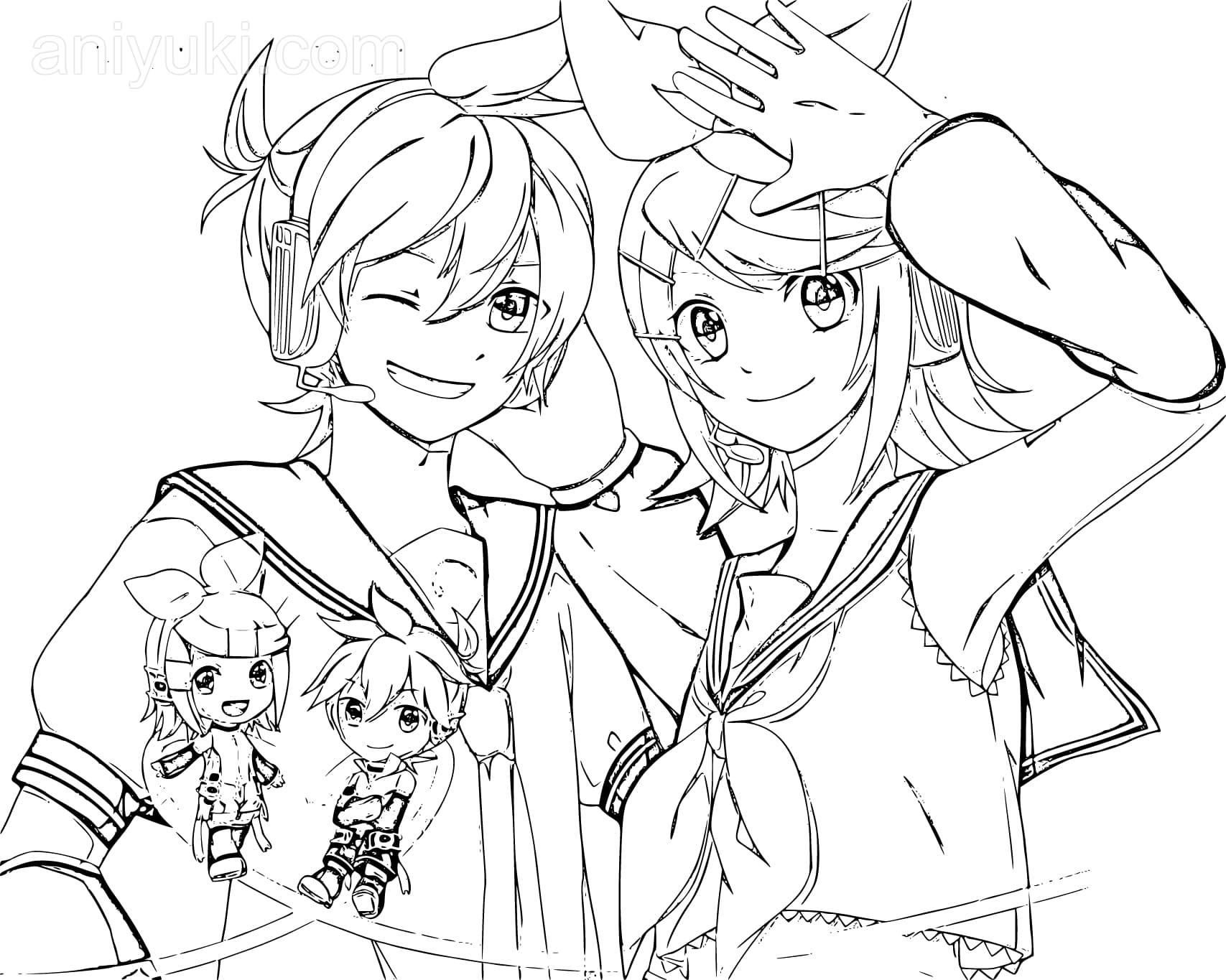 Vocaloid Coloring Pages