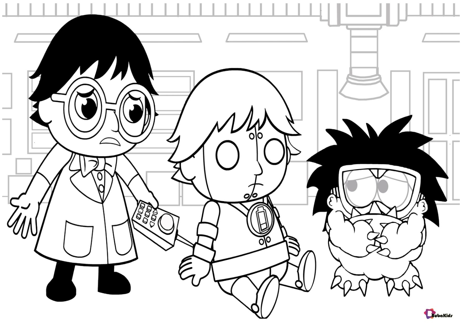 Printable Ryan Coloring Pages