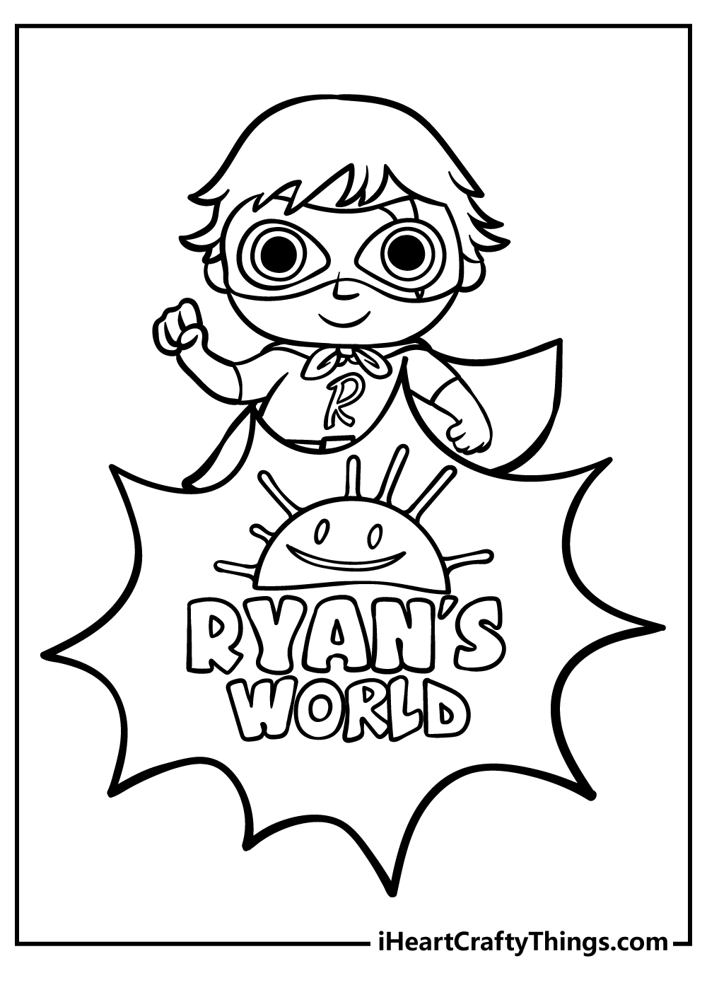 Ryan World Coloring Pages Coloring Home