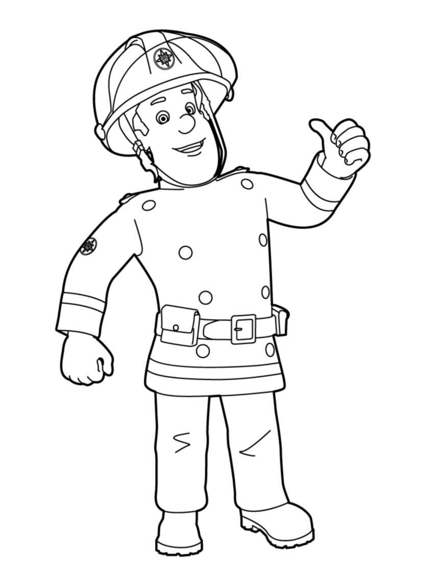 Fireman Sam Coloring Pages
