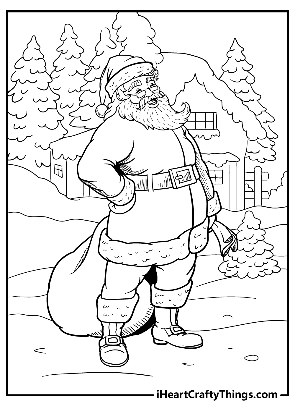 Santa Claus Coloring Page