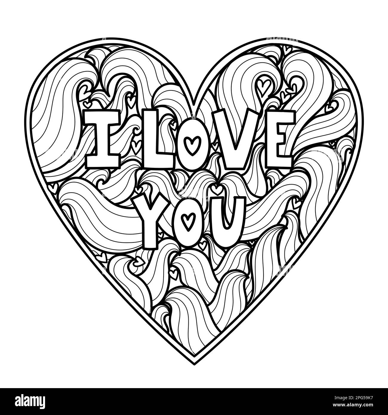 Love Coloring Pages