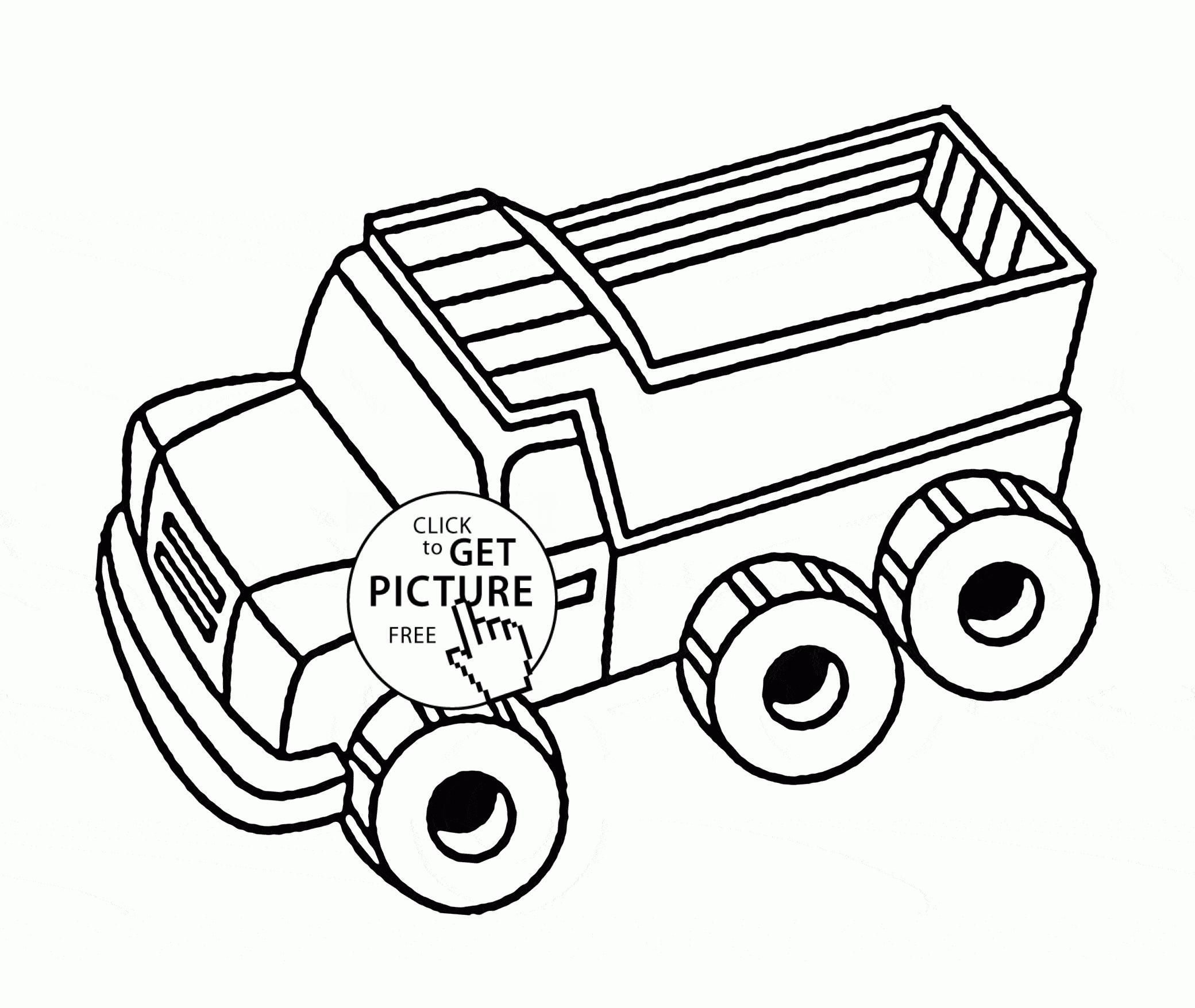 Simple Truck Coloring Pages At GetColorings Free Printable Colorings Pages To Print And Color