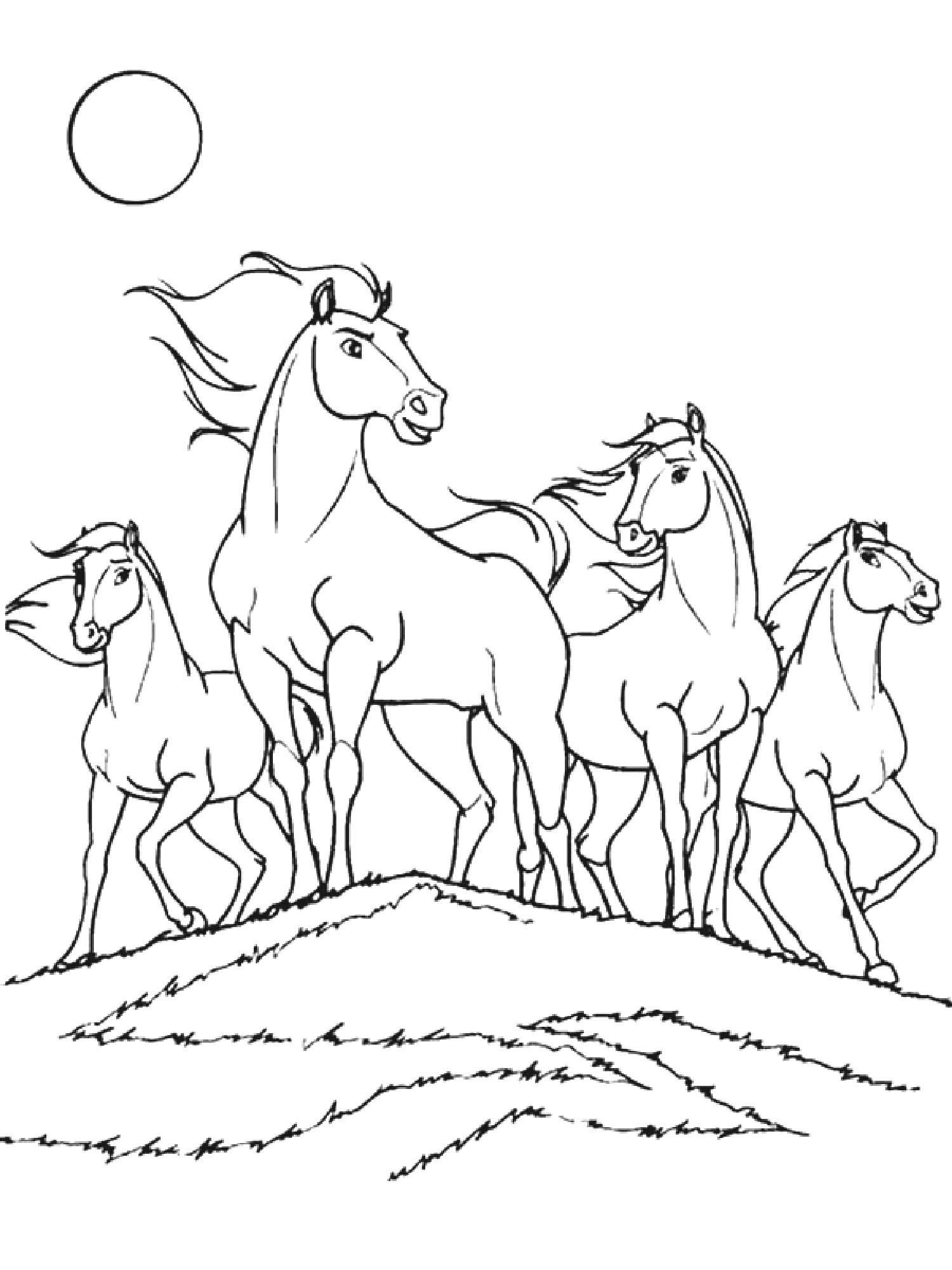 Spirit Coloring Pages