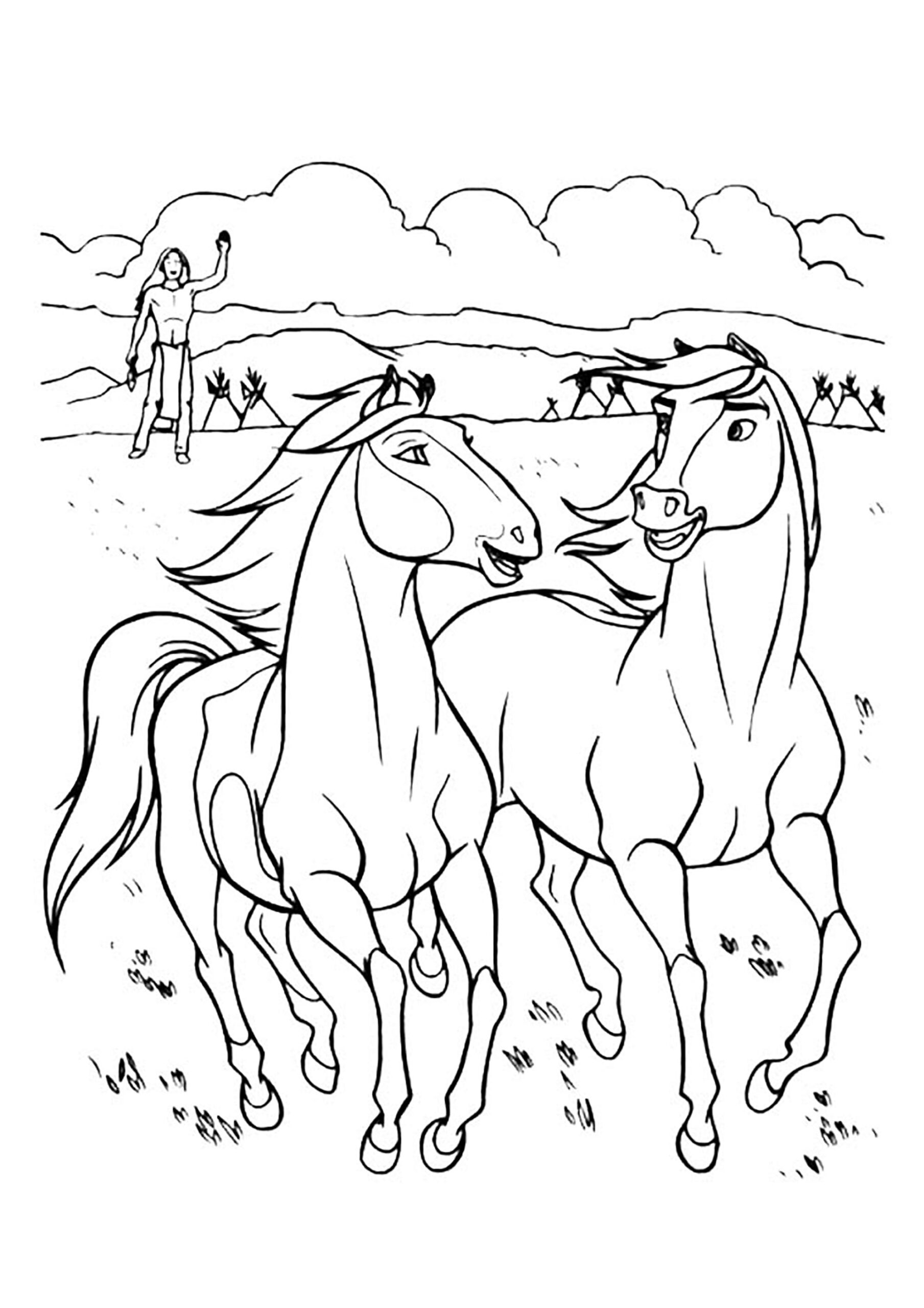 Spirit Spirit Coloring Pages For Kids