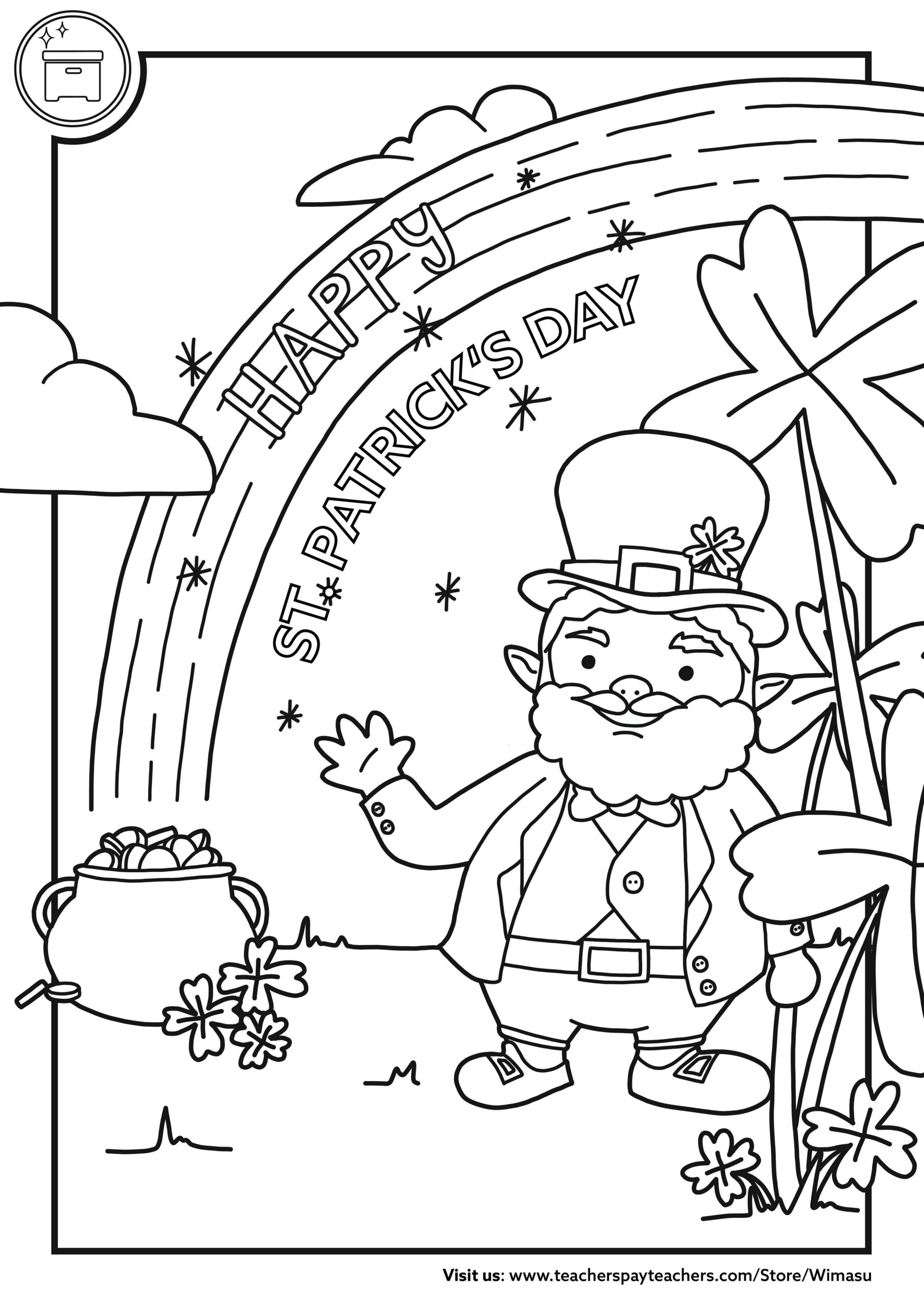 St Patricks Day Coloring Page