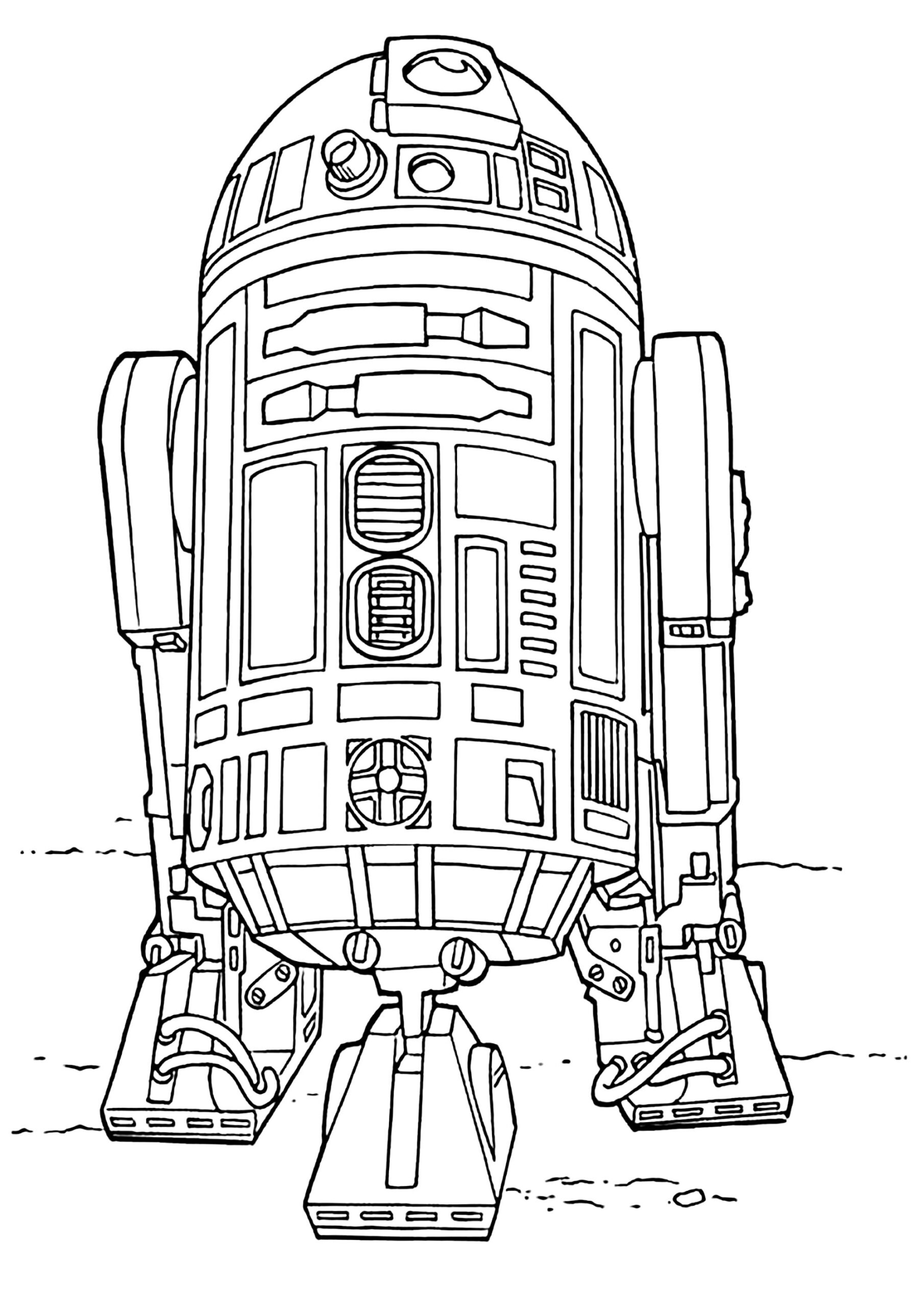 Star Wars R2D 2 Star Wars Coloring Pages For Kids