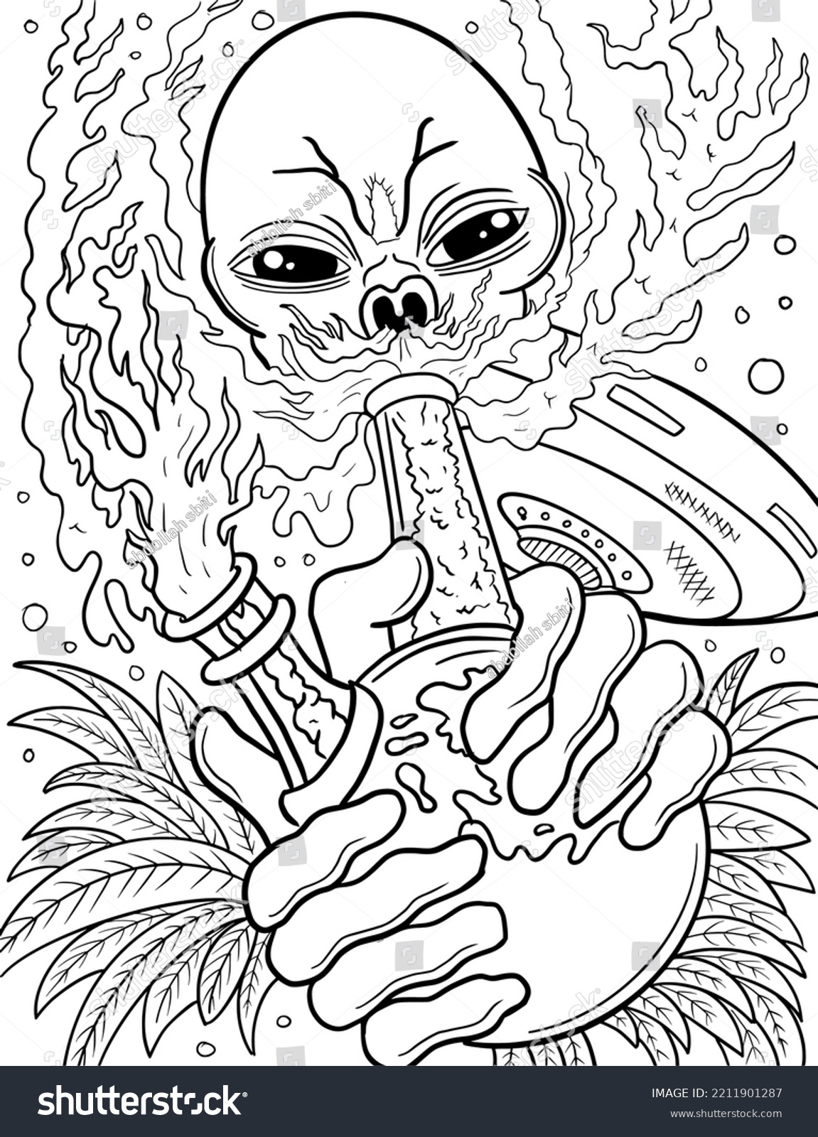 Psychedelic Coloring Pages