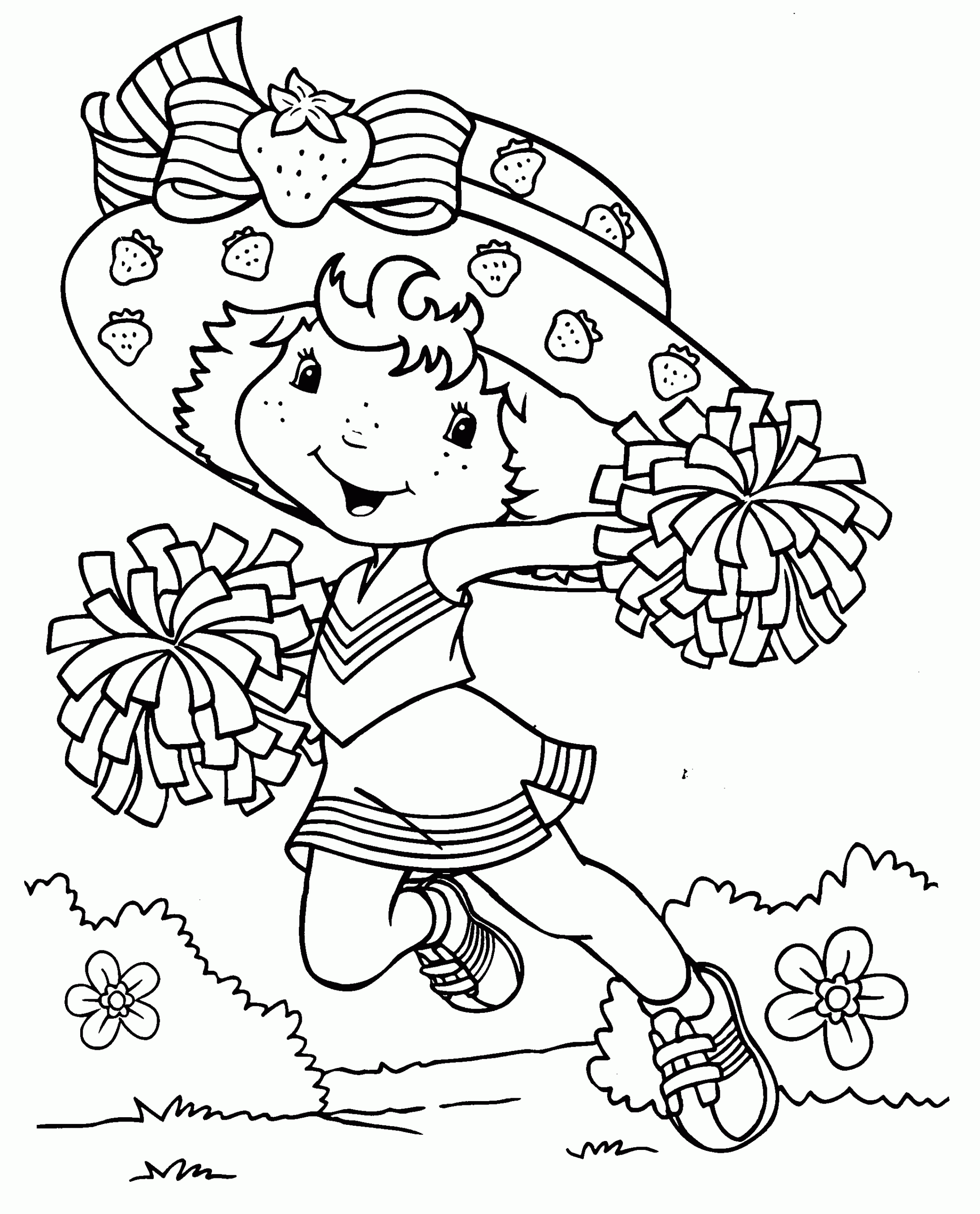 Strawberry Shortcake Coloring Pages To Download Strawberry Shortcake Coloring Pages For Kids