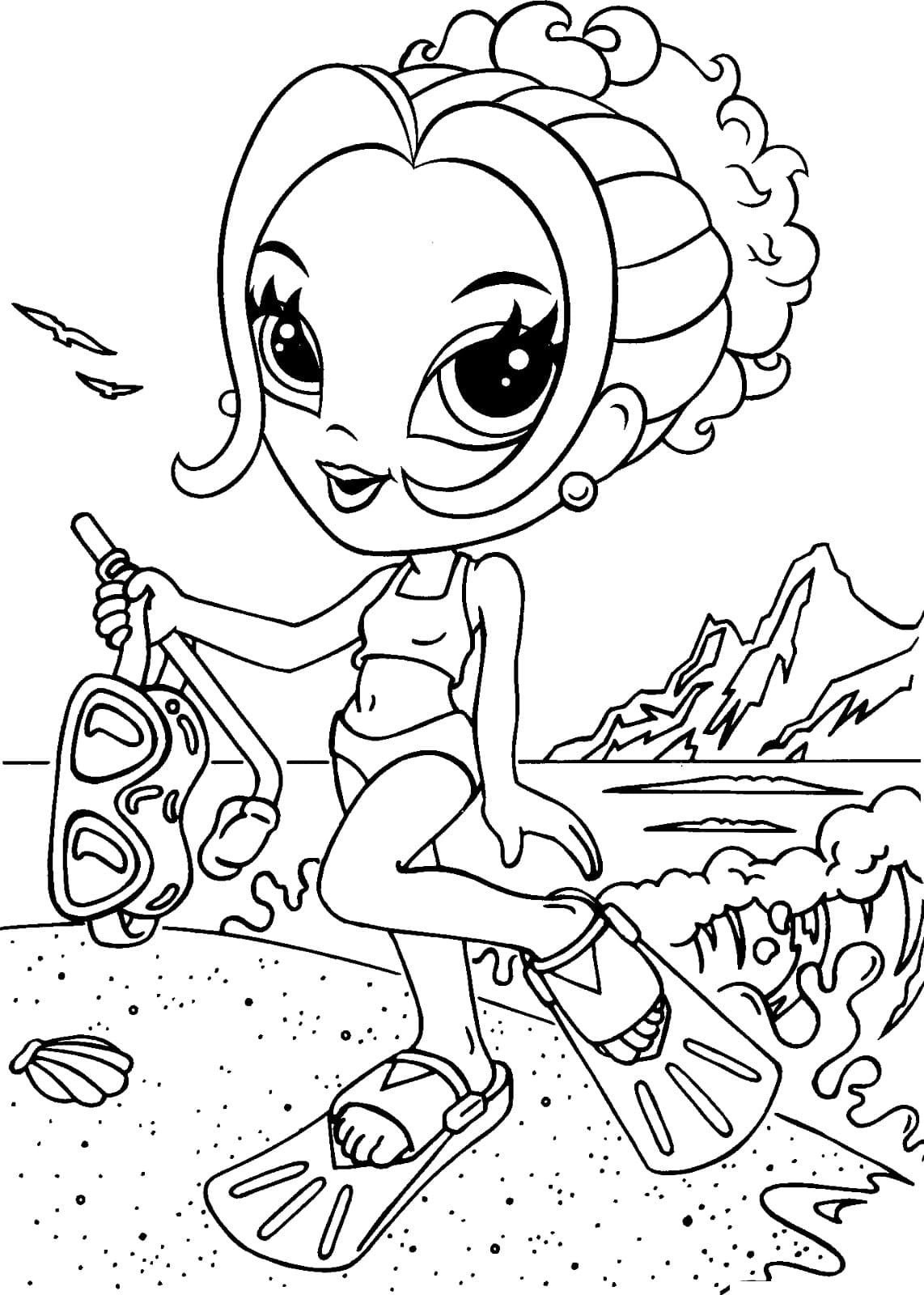 Summer Coloring Pages 105 Best Images Free Printable