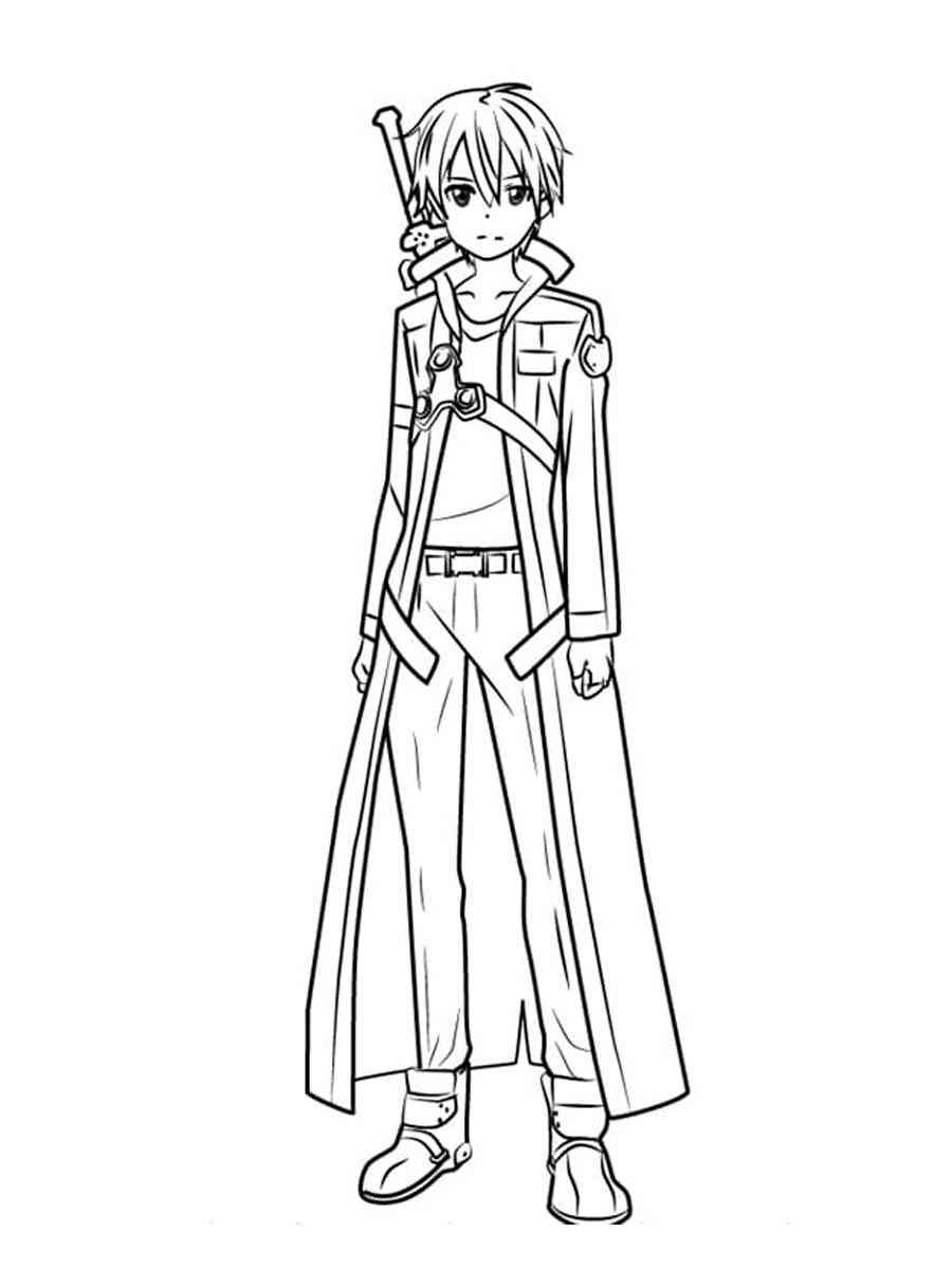 Sword Art Online Coloring Pages