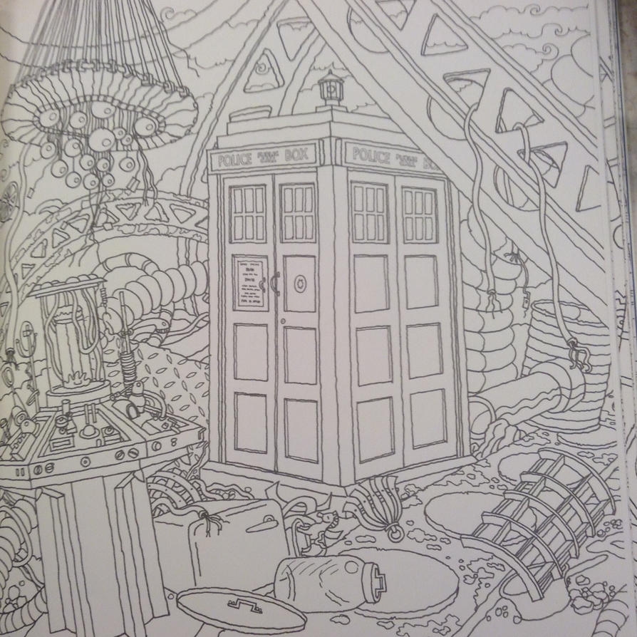Tardis Coloring Pages