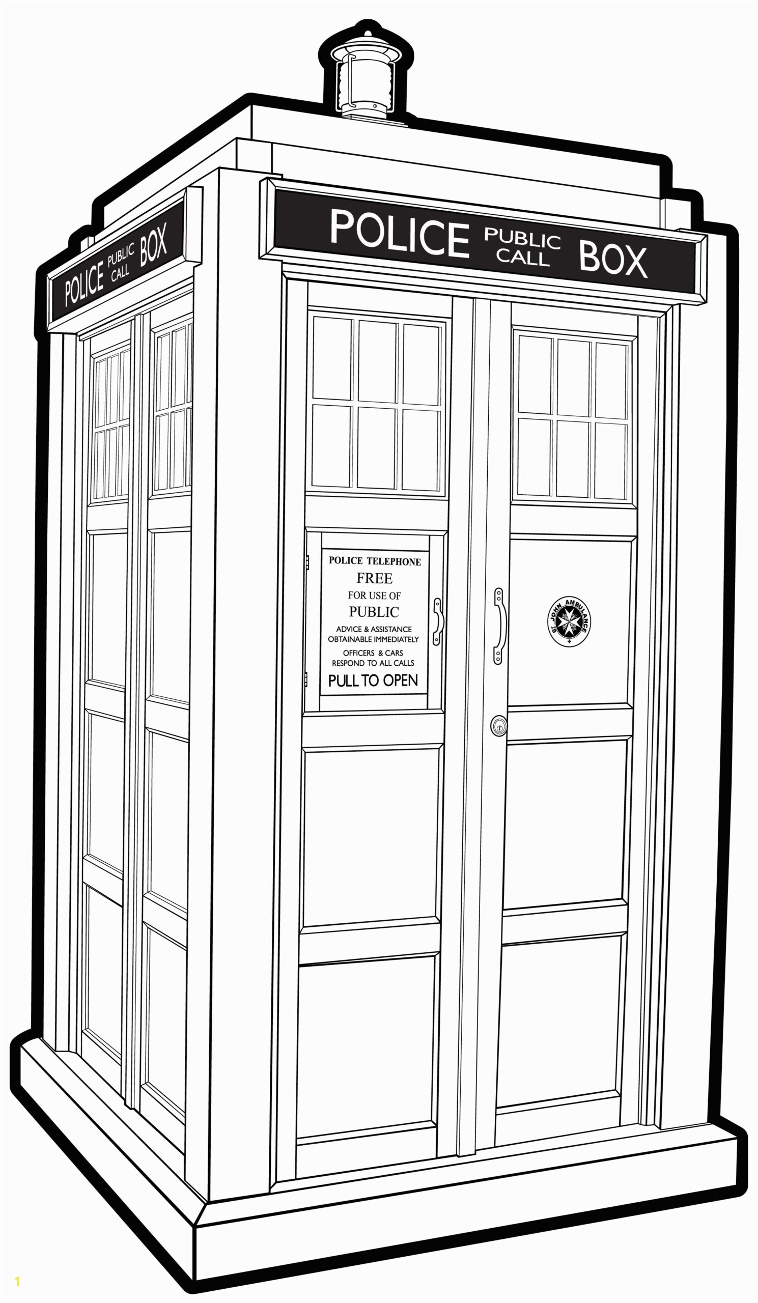 Tardis Doctor Who Coloring Pages Coloring Pages