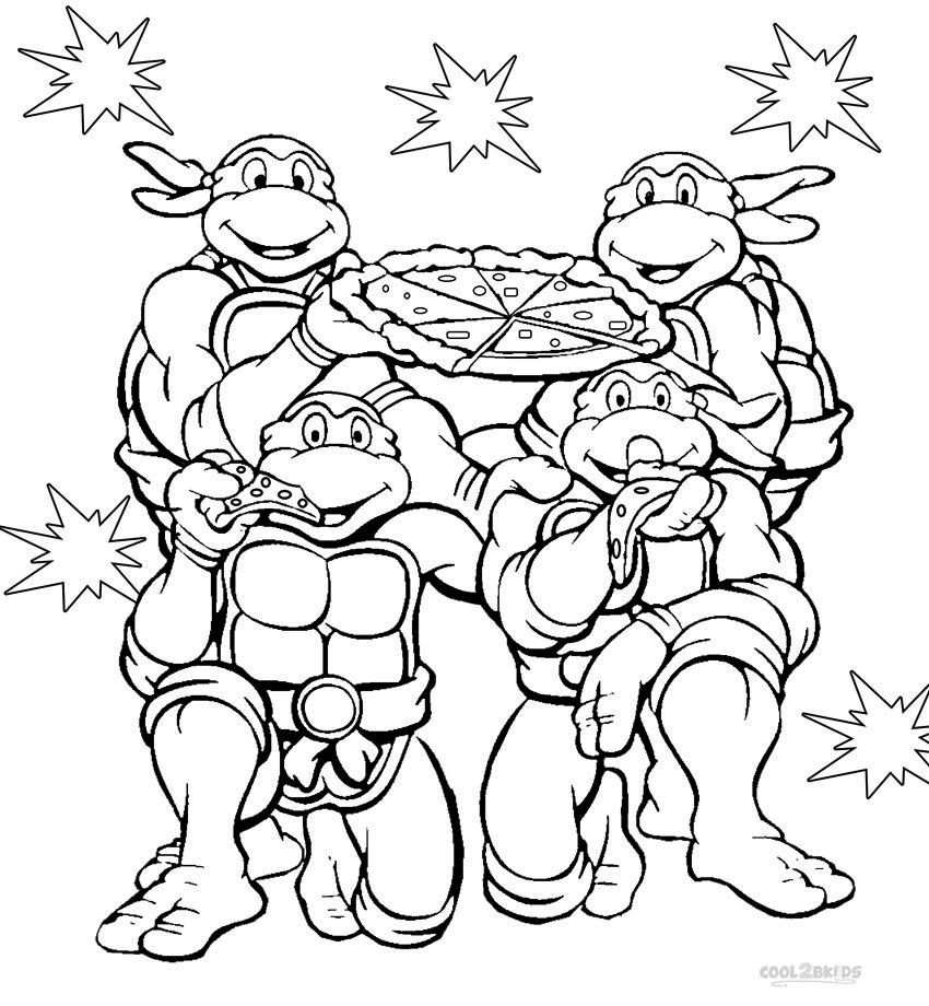 Tmnt Coloring Pages