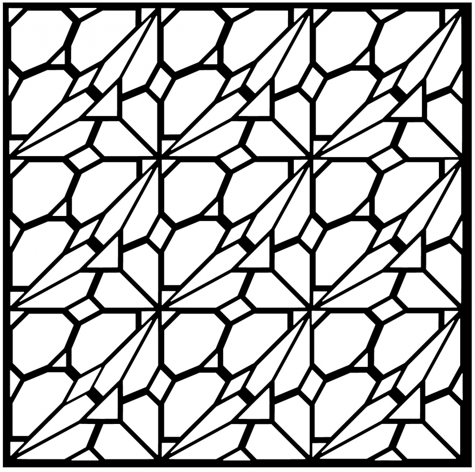 Tessellations Coloring Pages Free Printable