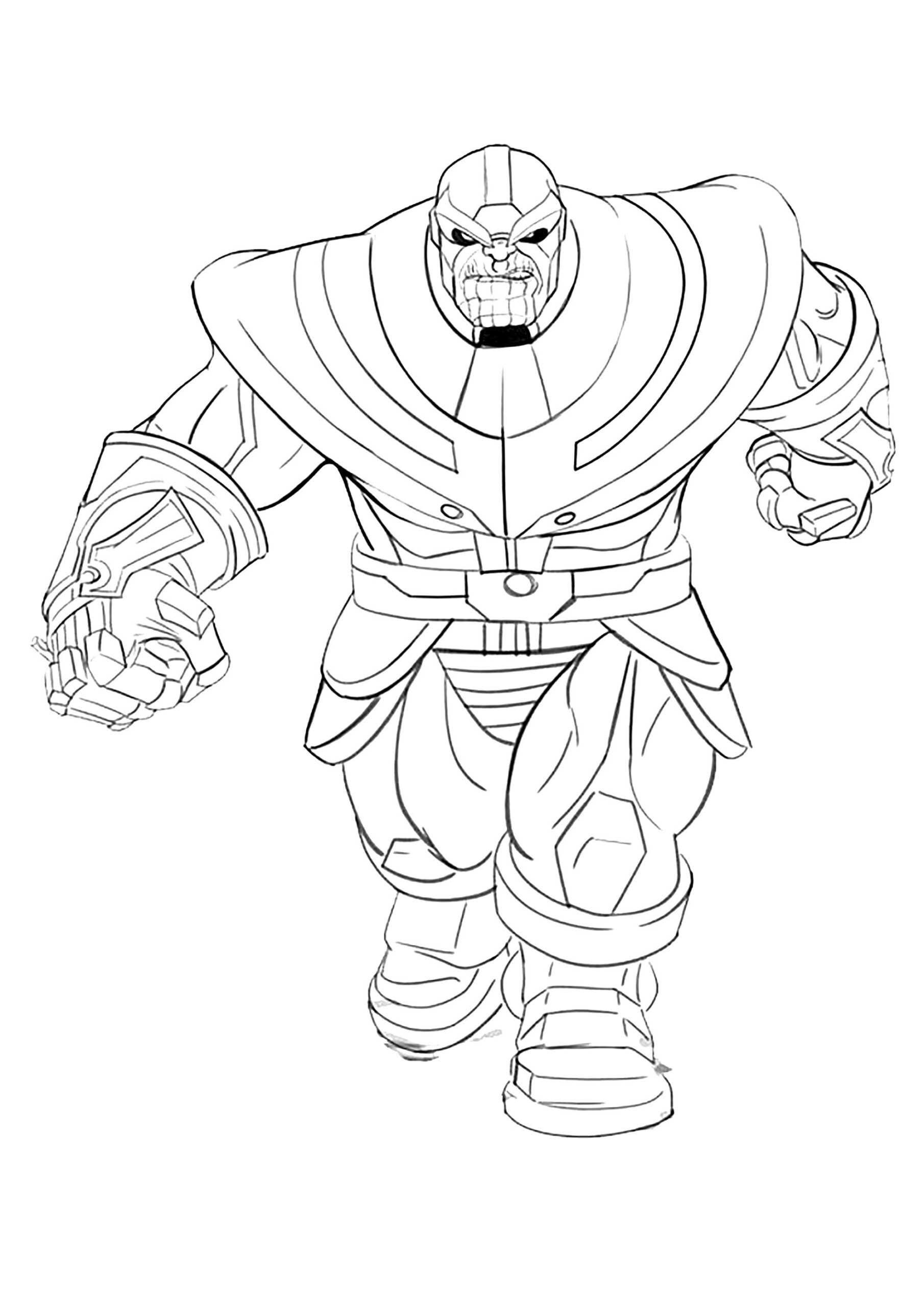 Thanos Coloring Pages Best Coloring Pages For Kids