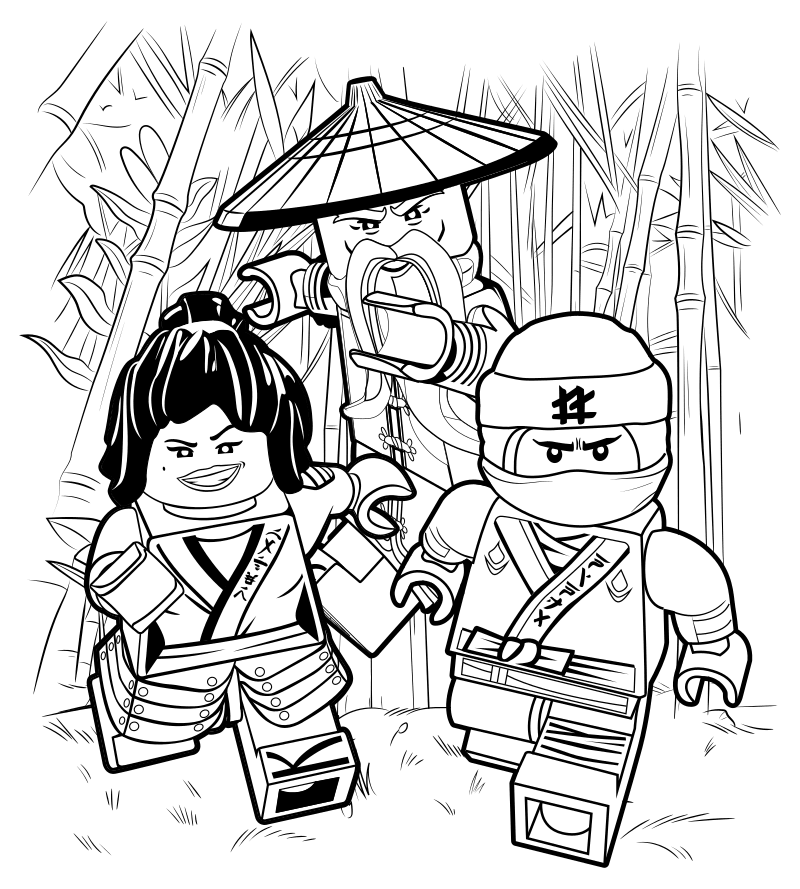 The Lego Ninjago Movie Coloring Pages To Download And Print For Free