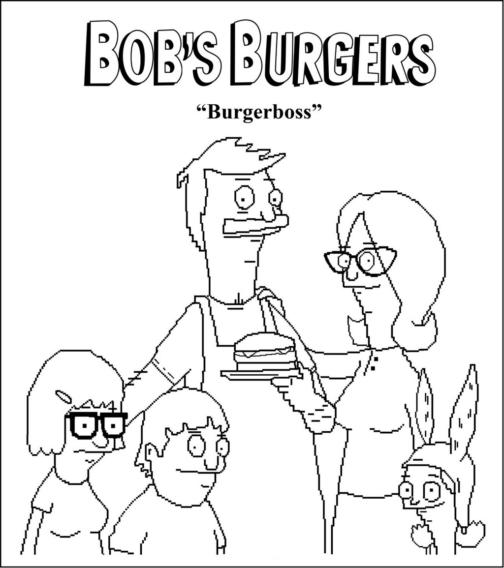 The Official Bob S Burgers Coloring Pages Coloring Pages