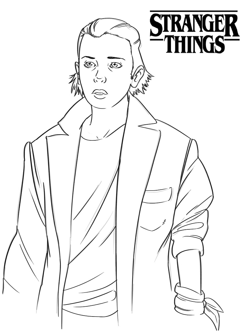 Top 15 Printable Stranger Things Coloring Pages Online Coloring Pages