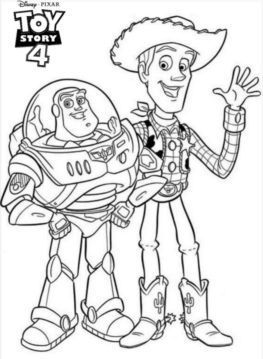 Toy Story 4 Coloring Pages