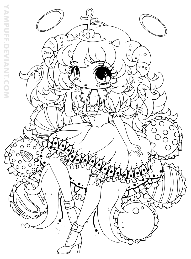 Free Printable Yampuff Coloring Pages
